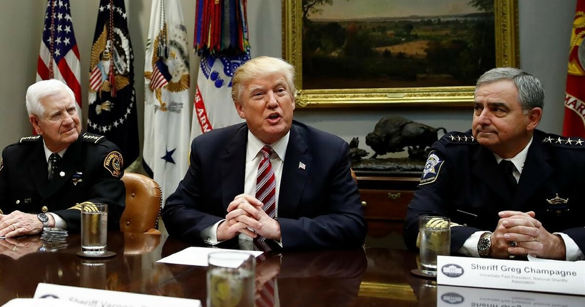 President Trump Meets with Nation’s Sheriffs, Delivers Tough Message on Border Security