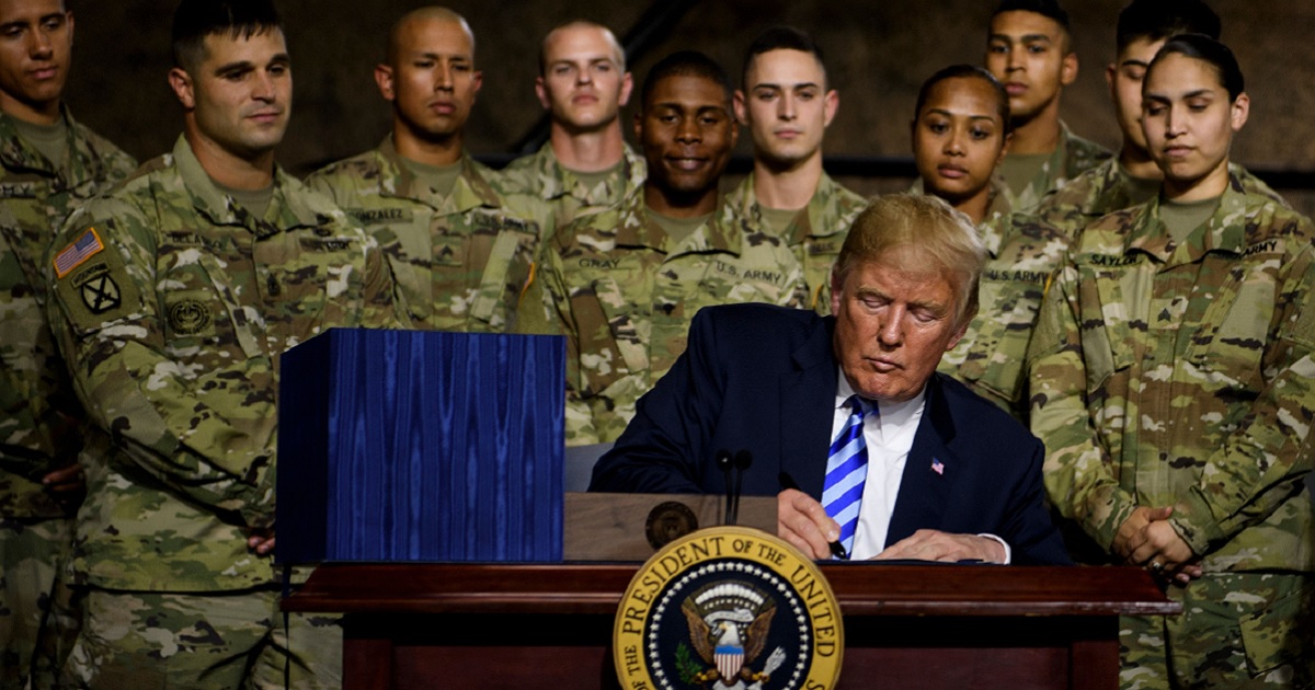Trump Signs Defense Bill With Biggest Pay Bump for Soldiers in Nearly a Decade
