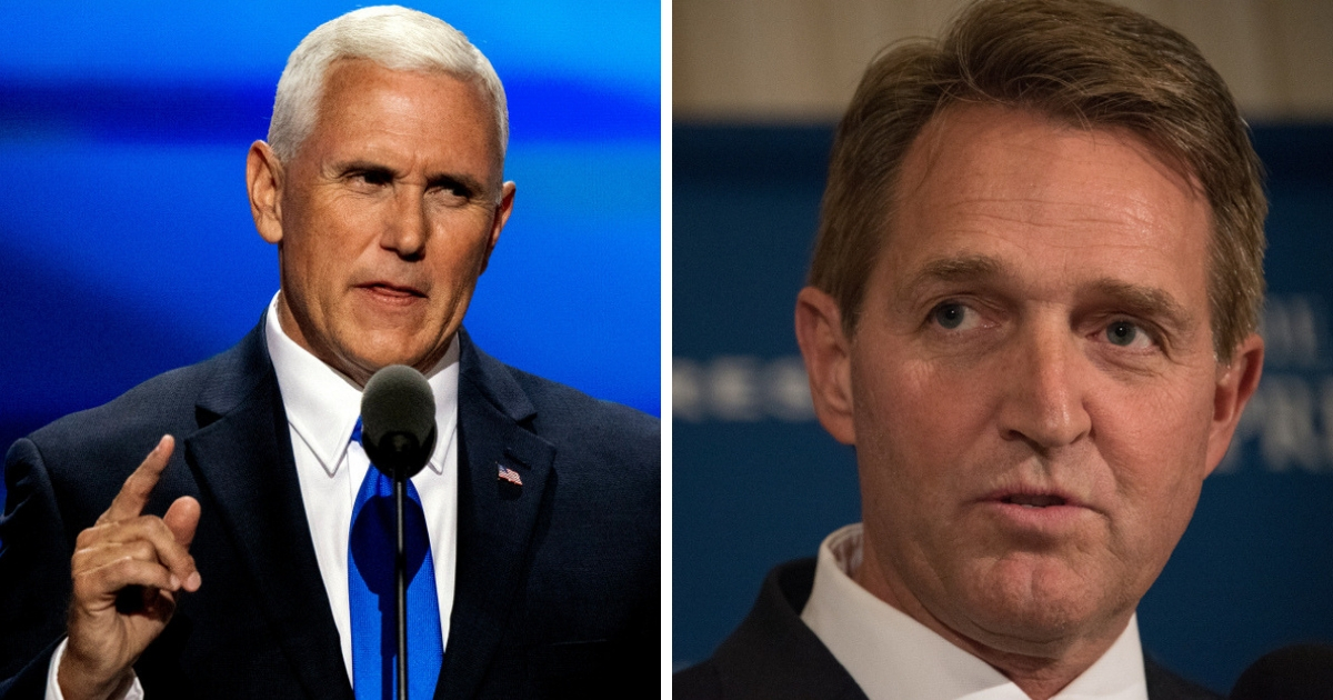 Pence Breaks Tie After Flake Refuses To Confirm Judicial Pick