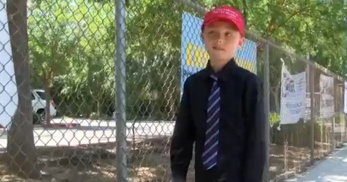 9YearOld Boy Wears Trump Hat To Class... School Issues SICK Punishment
