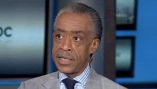 Al Sharpton during an appearance on MSNBC.