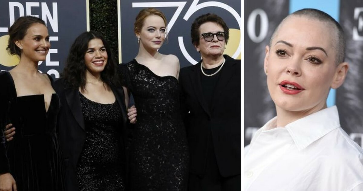 Actress Calls Out 'Hollywood Fakery' After Stars Wear Black to Golden(02)