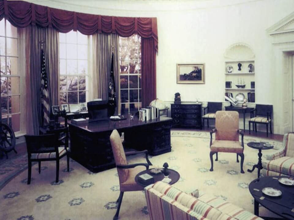 Photos These are the Oval Office Designs for the Past 14 Presidents