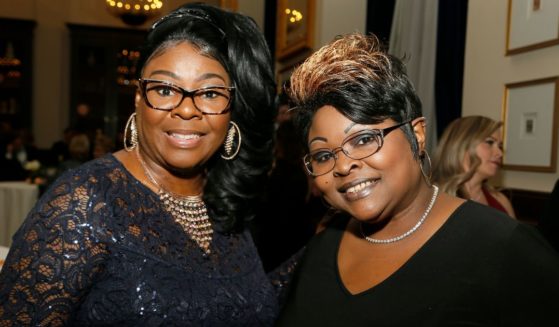 Fox Nation contributors Diamond, left, and Silk, right, attend the Save the Storks 2nd Annual Stork Charity Ball in Washington, D.C., on Jan. 17. 2019.
