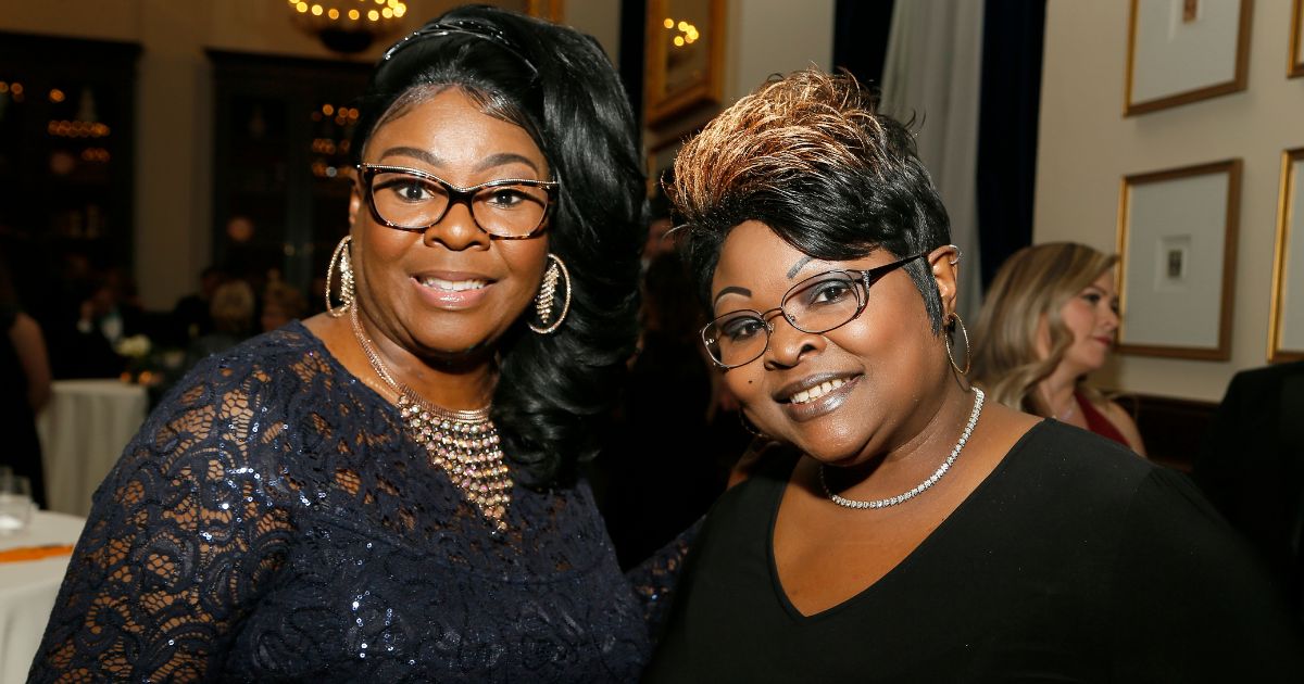 Fox Nation contributors Diamond, left, and Silk, right, attend the Save the Storks 2nd Annual Stork Charity Ball in Washington, D.C., on Jan. 17. 2019.