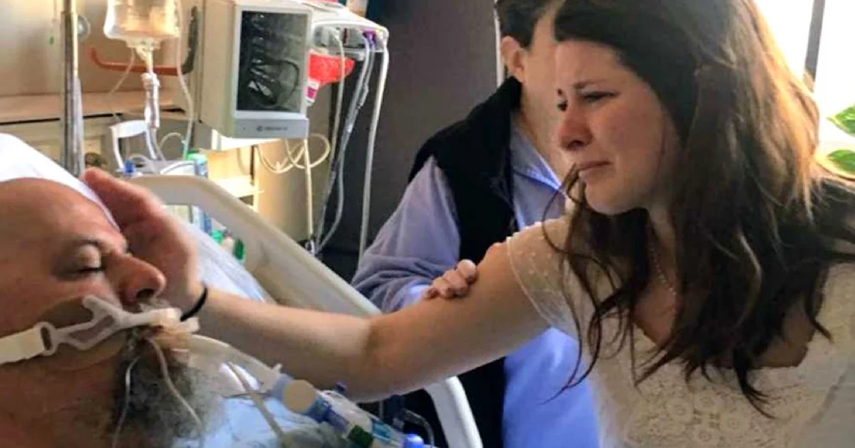Bride Weds at Dying Father's Hospital Bedside