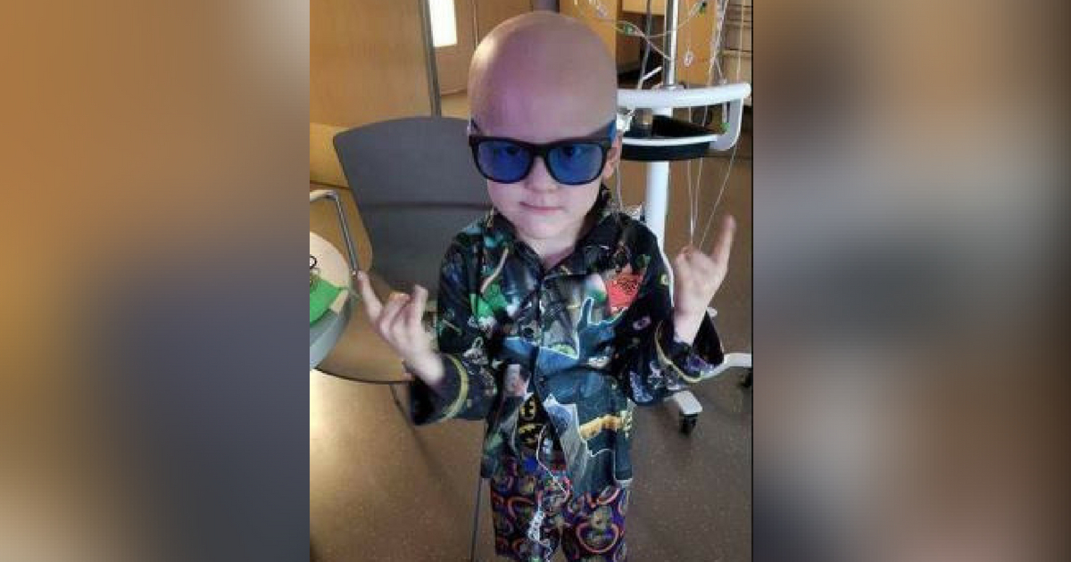 A 5-year-old boy with cancer writes his own obituary before he passes away.
