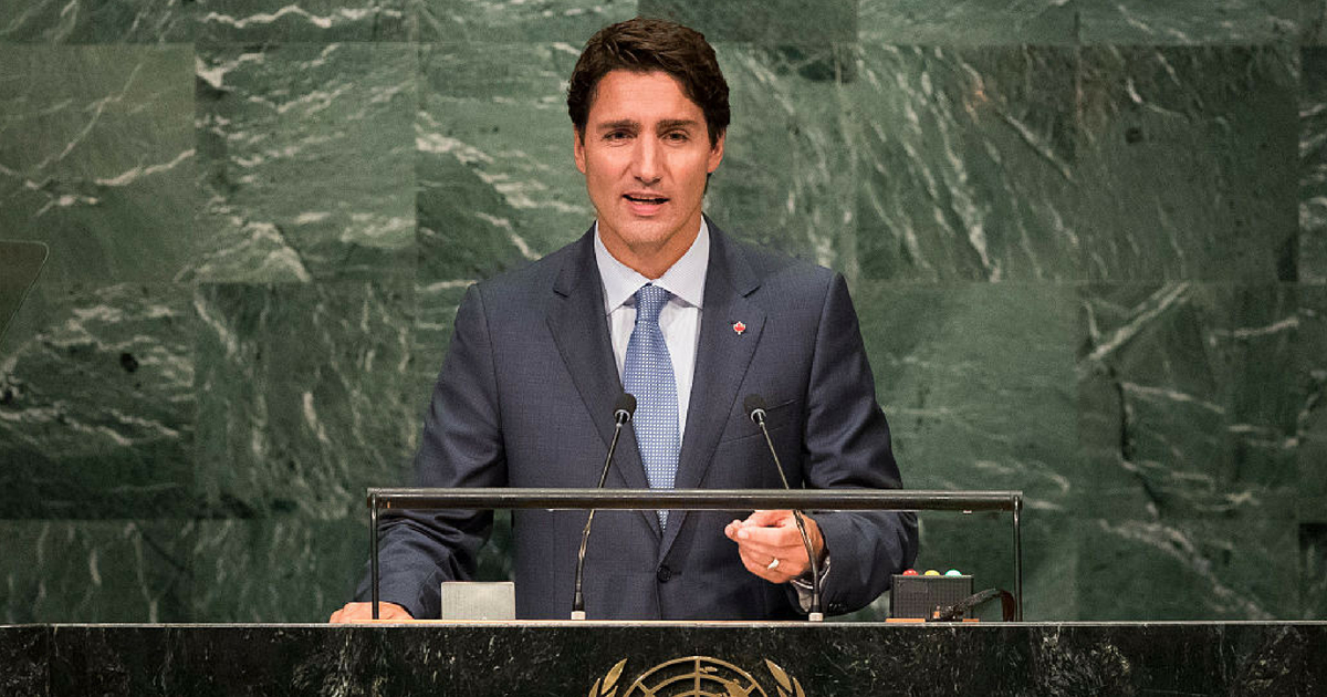 Prime Minister of Canada Justin Trudeau addresses the United Nations General Assembly at UN headquarters, September 20, 2016 in New York City.