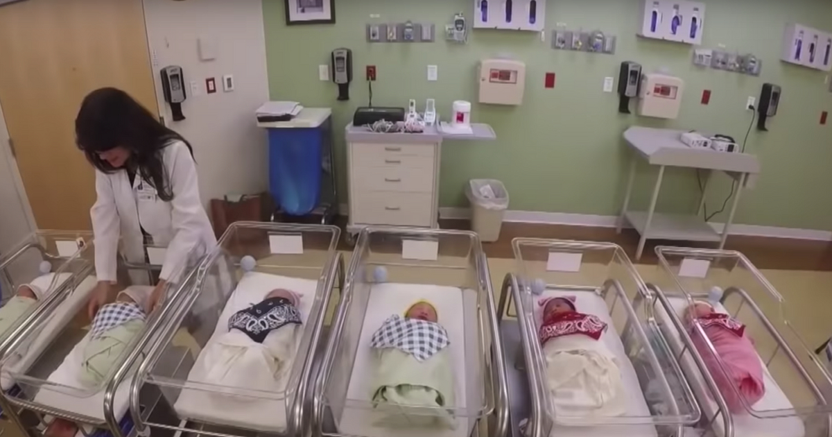 48 babies are born in 41 hours at 1 hospital.