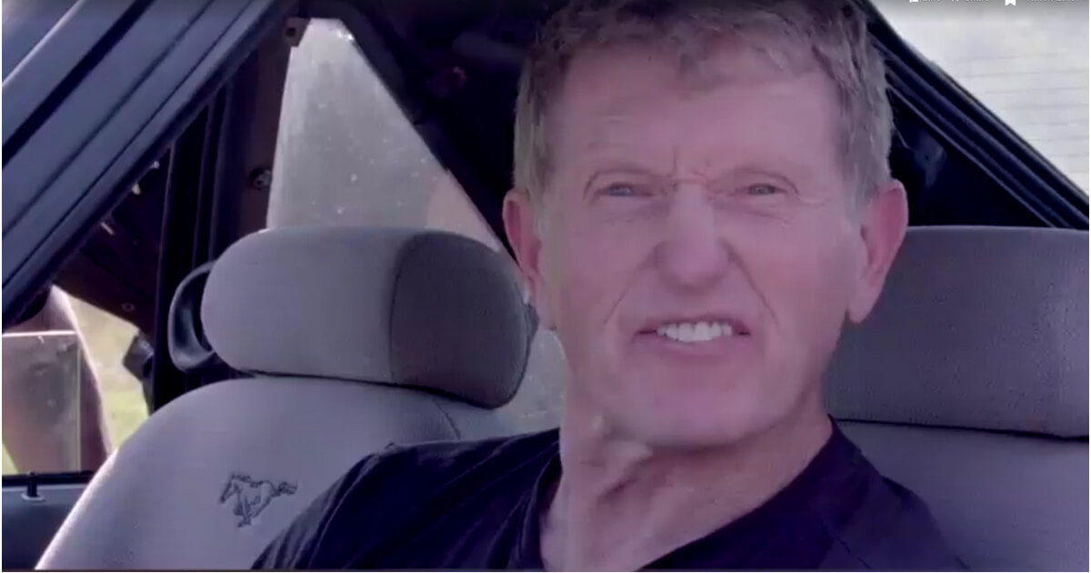 NASCAR's Bill Elliott lip syncs in a video for the Dawson County Sherrif's Dept.