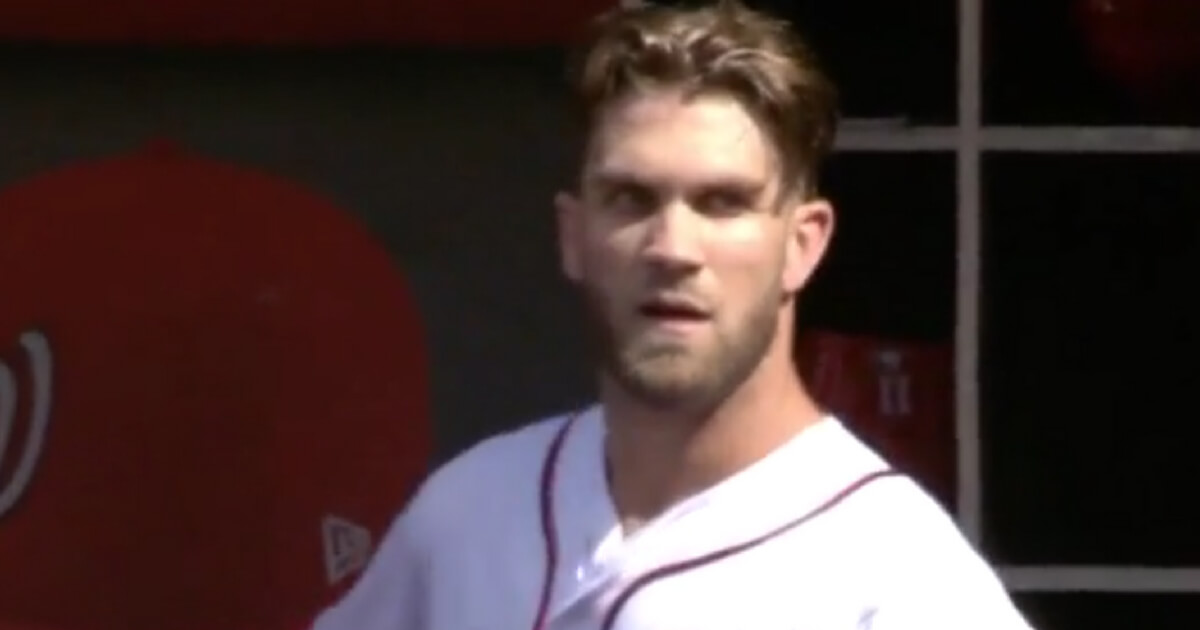 Bryce Harper has choice words for umpire C.B. Bucknor