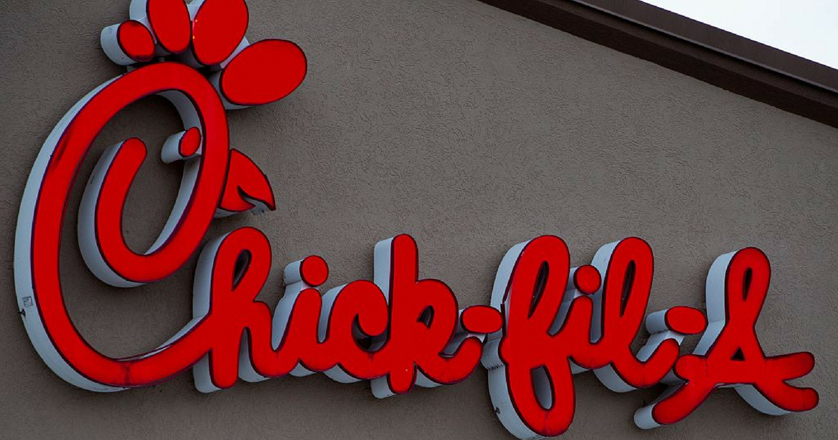 The Chick-fil-A restaurant is seen in Chantilly, Virginia on January 2, 2015.