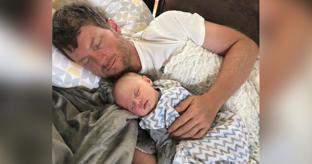 Dale Earnhardt Jr and Baby