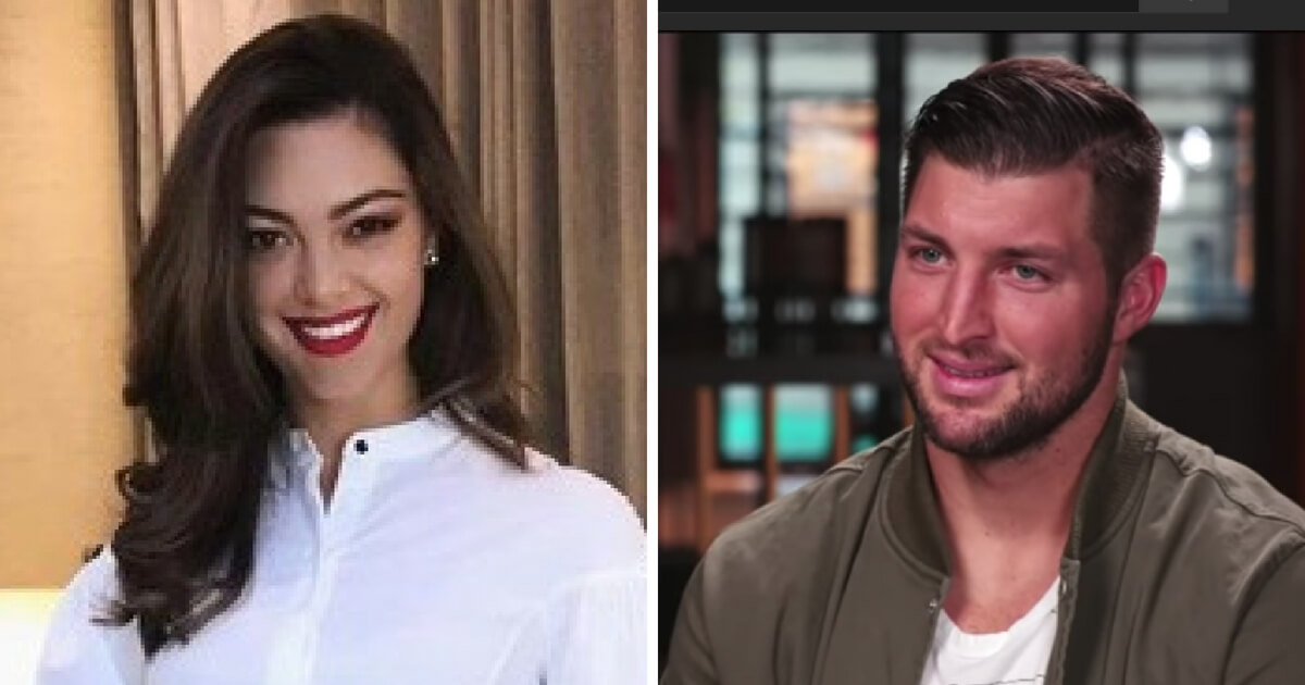 Demi-Leigh Nel-Peters and Tim Tebow