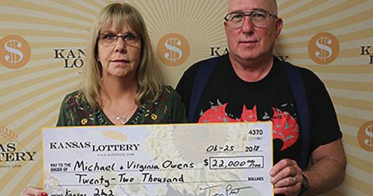 Couple wins $22,000 from free lottery ticket