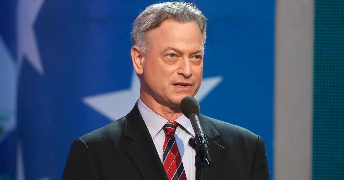 Co-host Gary Sinise speaks during the 2018 National Memorial Day Concert at U.S. Capitol, West Lawn on May 27, 2018 in Washington, DC.