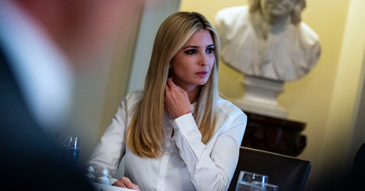 Ivanka Trump, elder daughter of President Donald Trump, attends a White House meeting in June 2018.