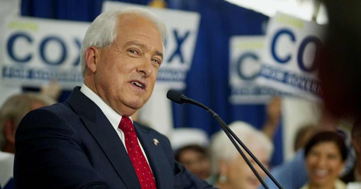 California GOP Gubernatorial Candidate John Cox speaks during an election eve party at the U.S. Grant Hotel on June 5, 2018 in San Diego, California.