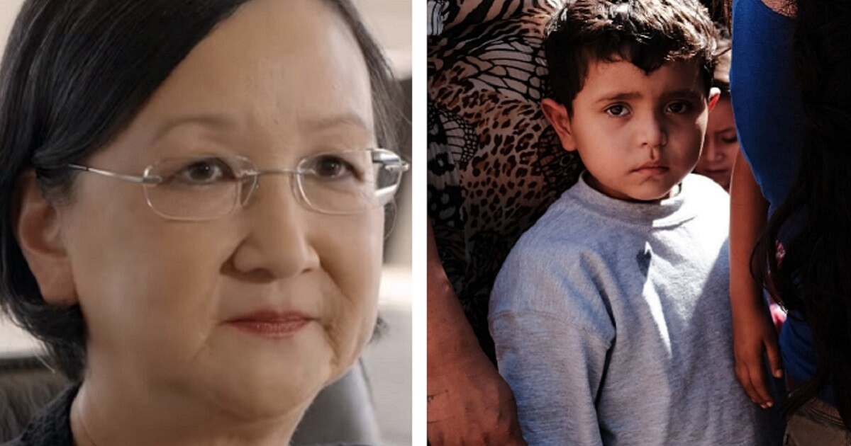 Judge Dolly Gee, left, issued a ruling this week that could lead to illegal immigrant families being separated again while parents are processed for immigration violations. An immigrant child is pictured at right.