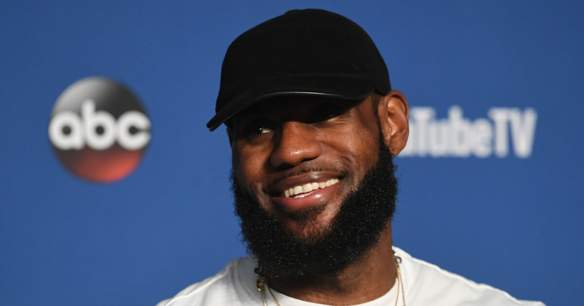 LeBron James #23 of the Cleveland Cavaliers speaks to the media after being defeated by the Golden State Warriors during Game Four of the 2018 NBA Finals at Quicken Loans Arena on June 8, 2018 in Cleveland.