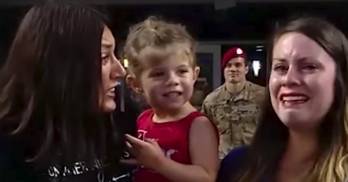 Army Staff Sgt. Cole Condiff surprises his family at the MLB All-Star Game