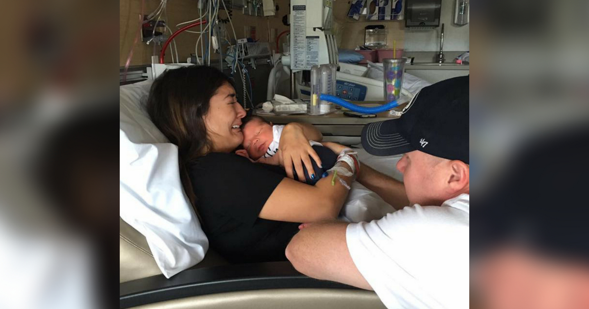 After a dangerous labor where Emilie Gentry almost died from an infection and her baby son was born not breathing, she meets her son for the first time with her fiance by her side.