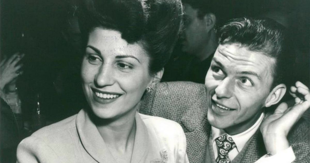 Frank Sinatra and his first wife, Nancy.