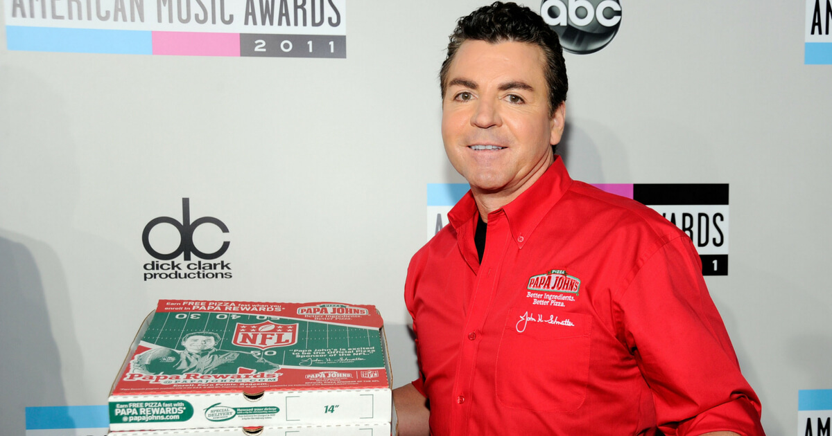 'Papa John's' Pizza Founder John Schnatter arrives at the 2011 American Music Awards held at Nokia Theatre L.A. LIVE on November 20, 2011 in Los Angeles, California.