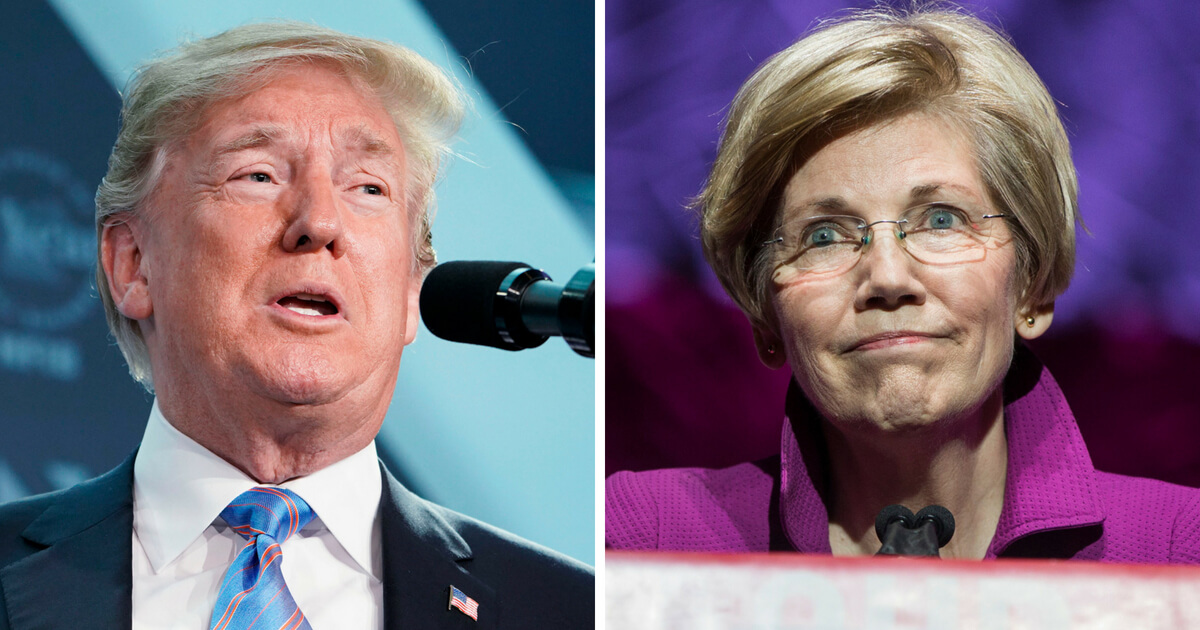 President Donald Trump and Sen. Elizabeth Warren have exchanged words over his call for her to take a DNA test to prove her questionable claims of Native American ancestry.