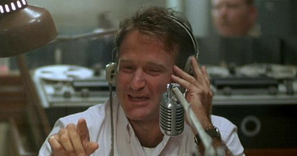 Robin Williams in Good Morning Vietnam
