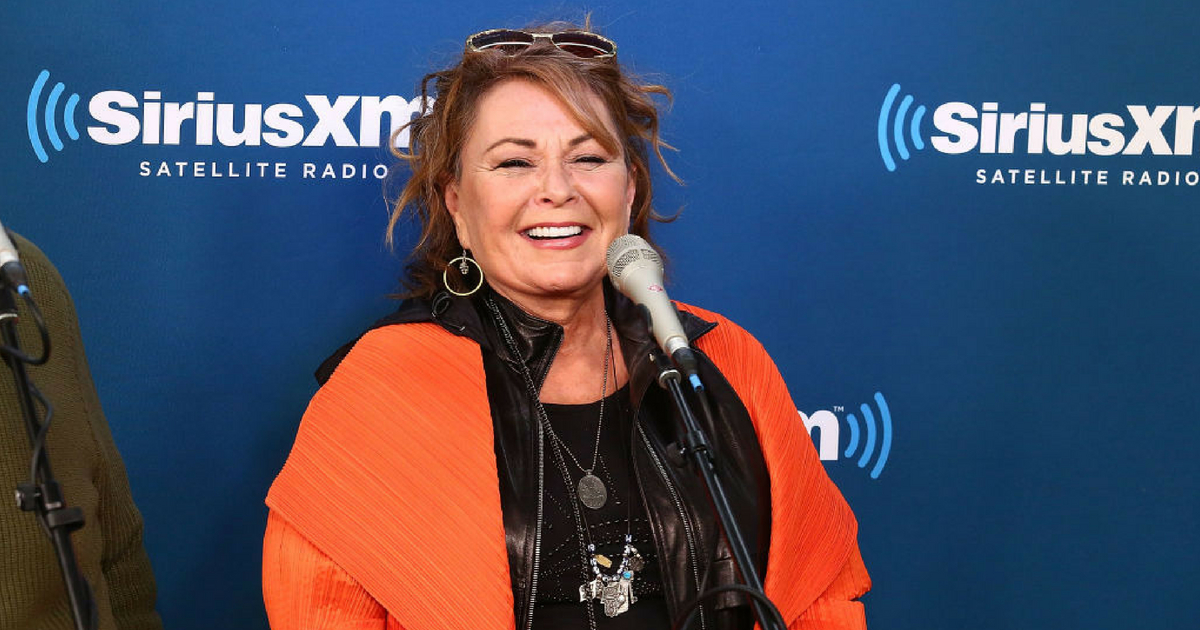Actress Roseanne Barr speaks during SiriusXM's Town Hall with the cast of Roseanne on March 27, 2018 in New York City.