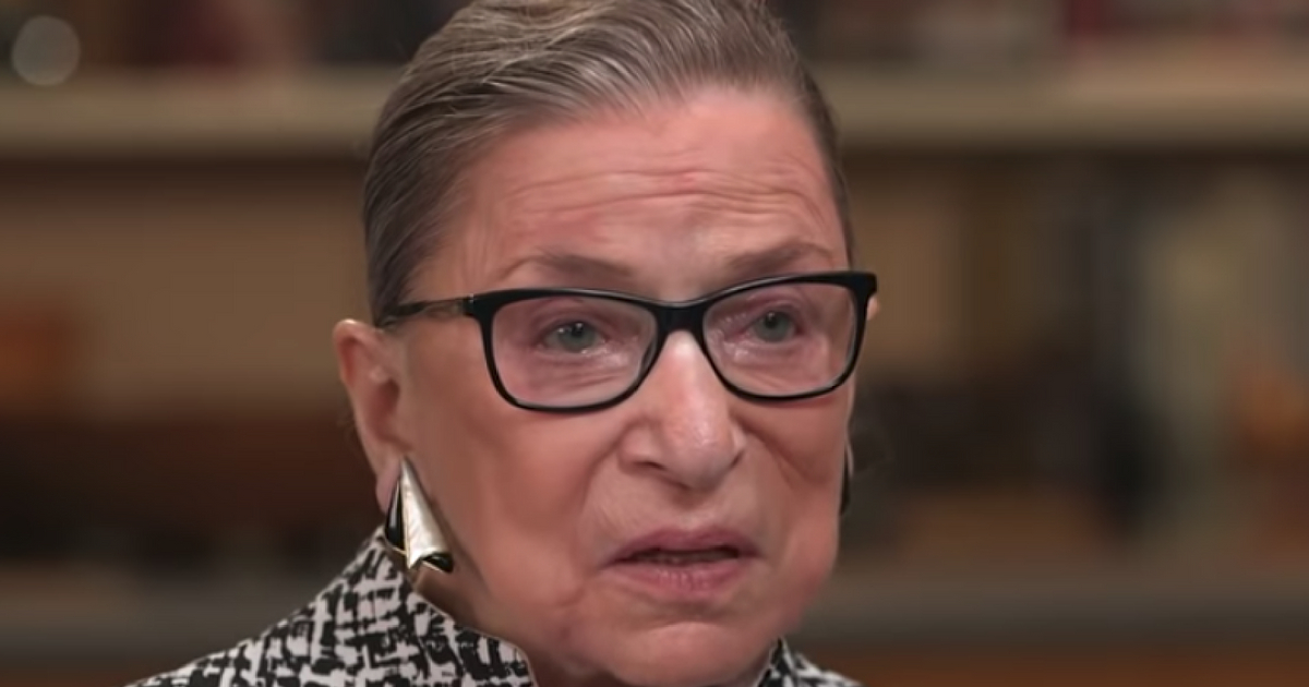 Supreme Court Justice Ruth Bader Ginsburg during an interview in 2016