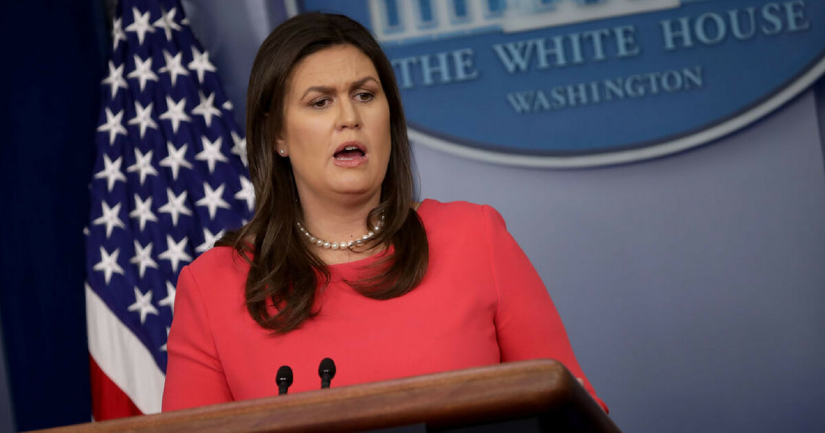 Sarah Sanders cited a NY Times article about Kavanaugh's success as a law professor.