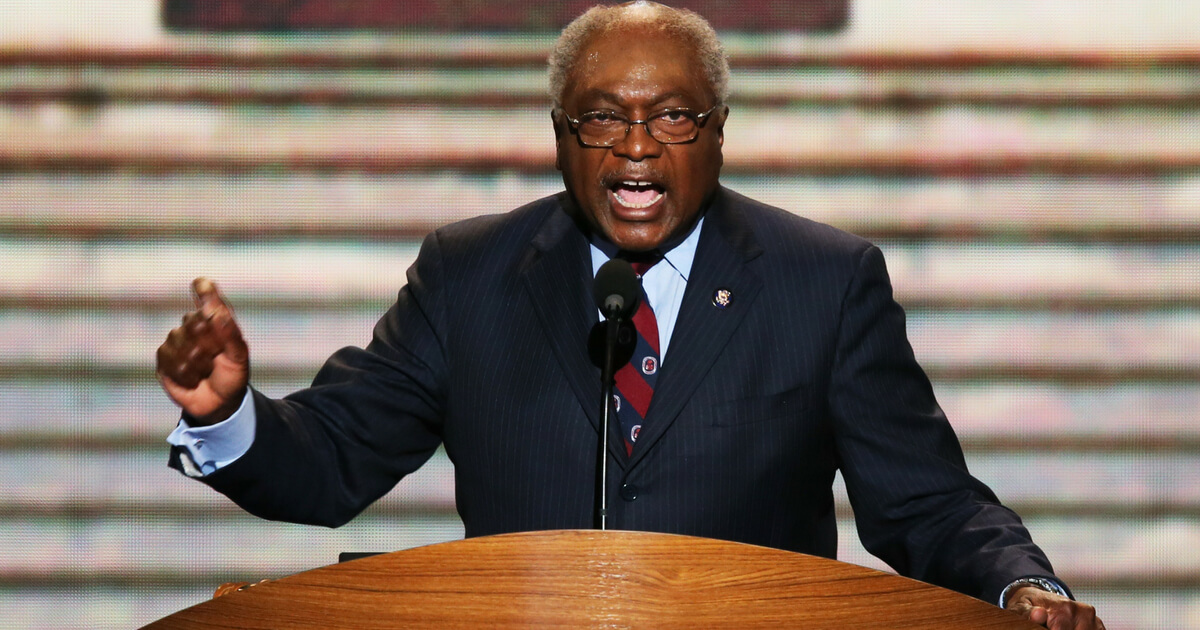 Assistant Democratic Leader, U.S. Rep. James E. Clyburn (D-SC) speaks on stage during the final day of the Democratic National Convention at Time Warner Cable Arena on September 6, 2012 in Charlotte, North Carolina.