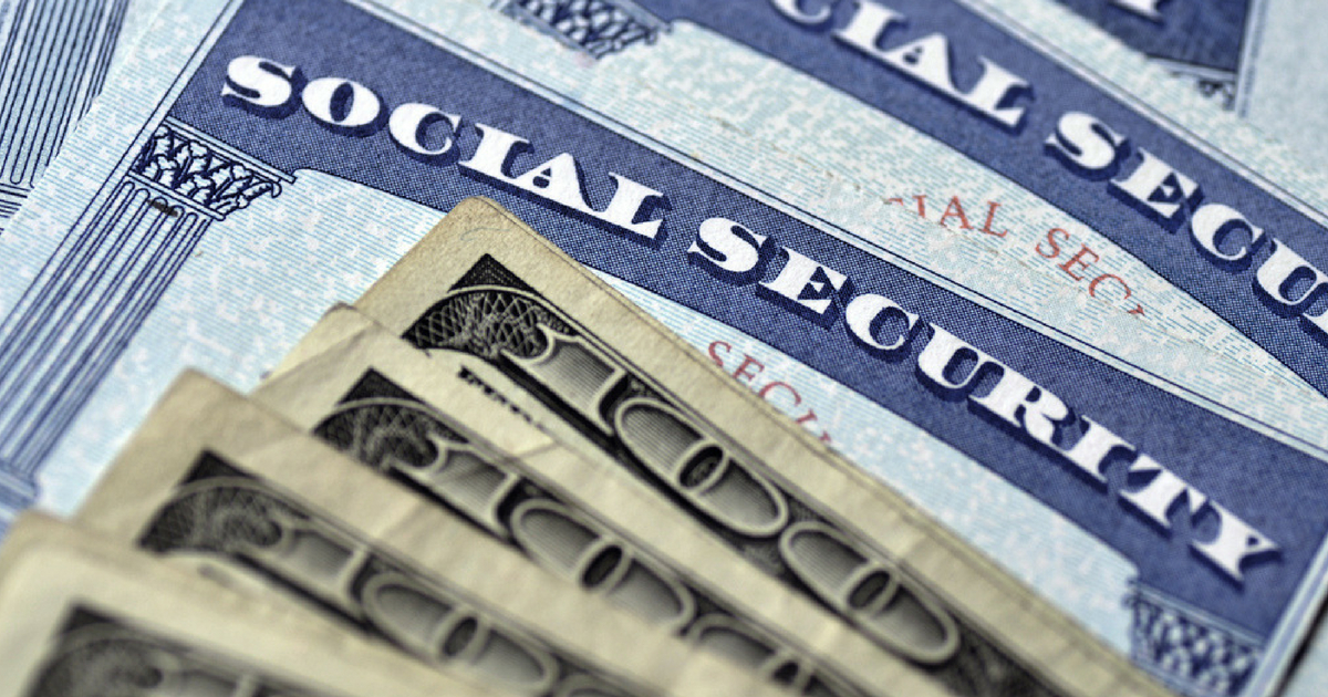 Social Security cards and cash