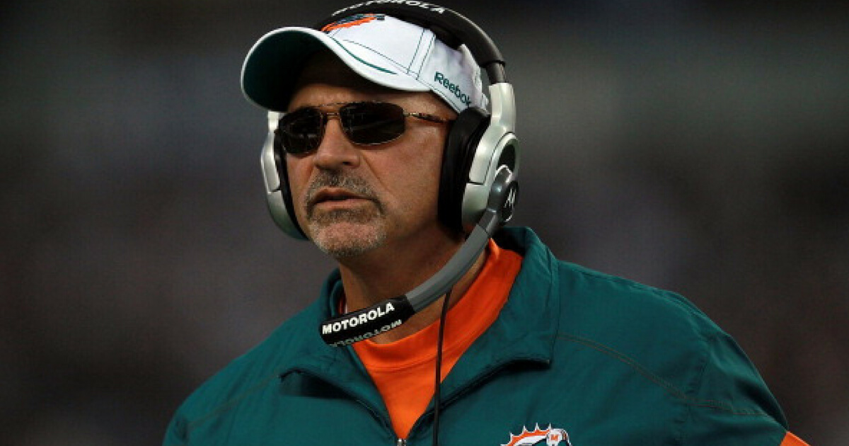 Tony Sparano during his time as head coach of the Miami Dolphins
