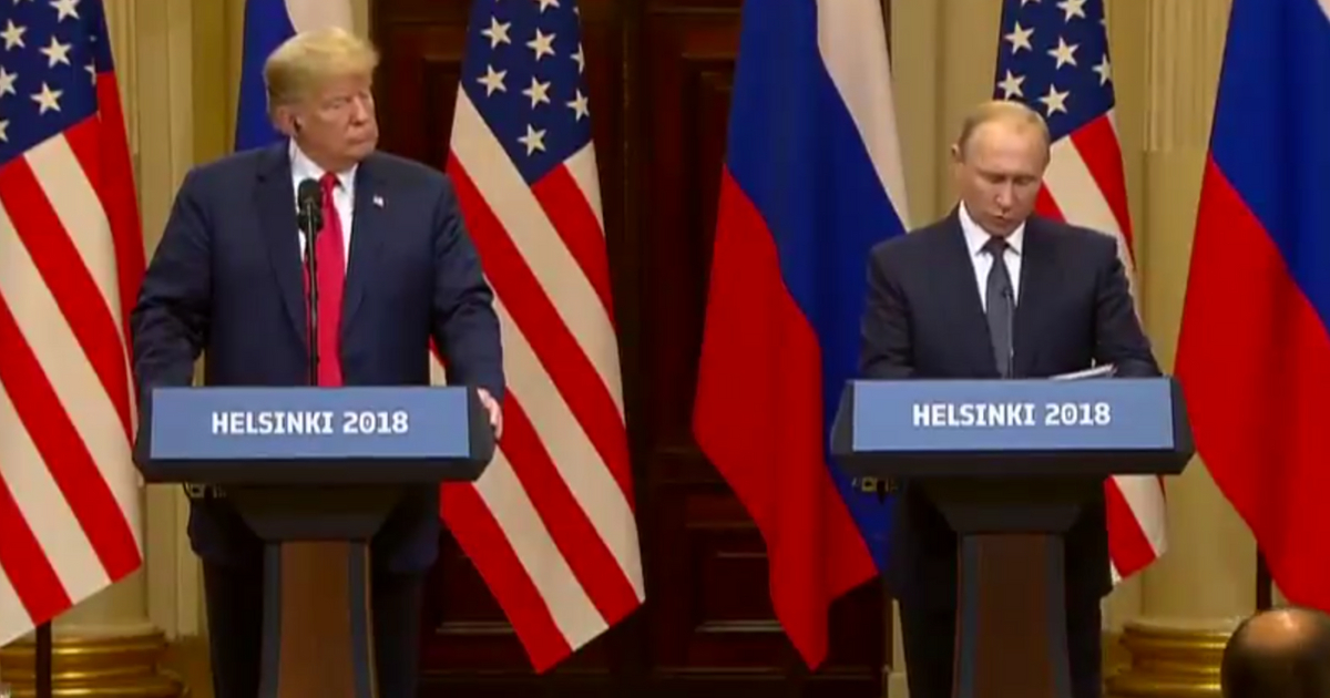 Trump and Putin at Helinski Summit