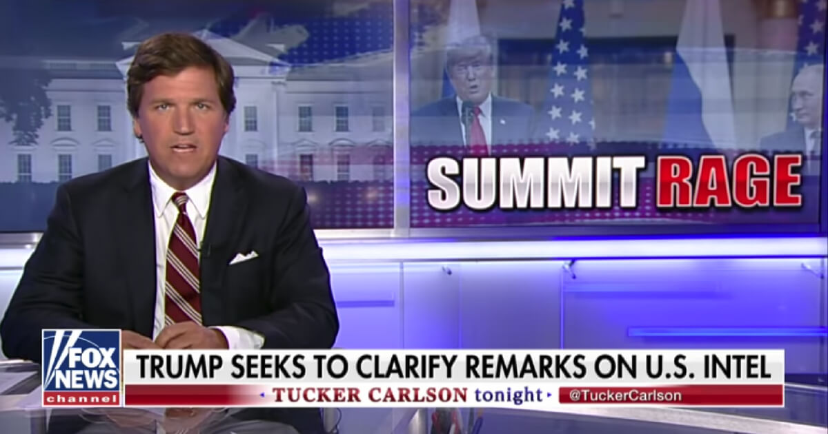 Tucker Carlson talks about the media's reaction to Trumo and Putin.