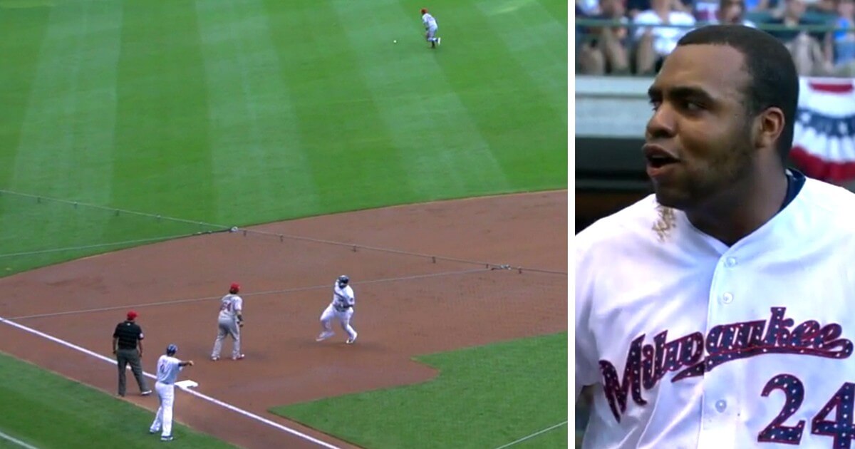 The Minnesota Twins turned a wacky 4-3-7-2 double play that ended with a play at the plate.