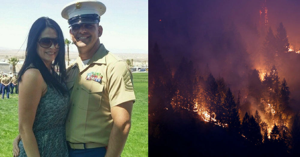 Tucker Zimmerman and a wildfire.