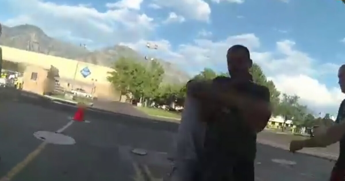 Man runs from police