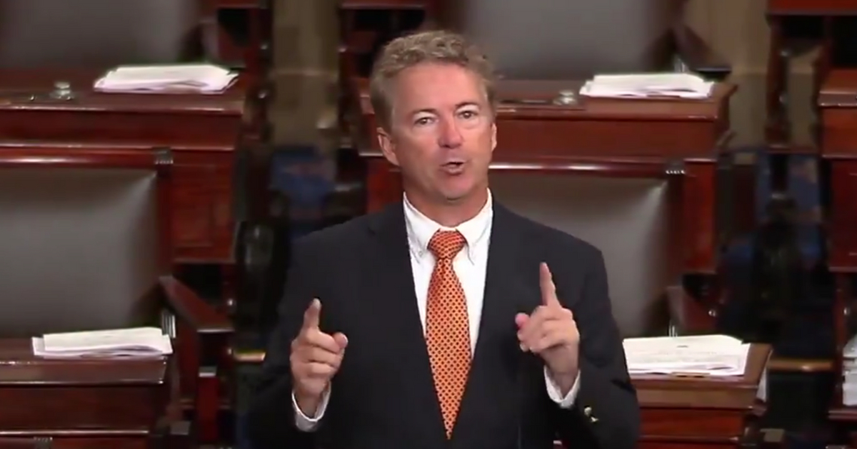 Rand Paul speaks on Senate floor