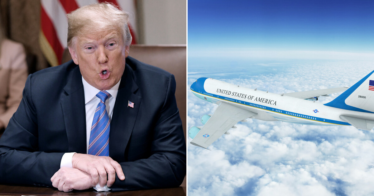 President Donald Trump/Air Force One