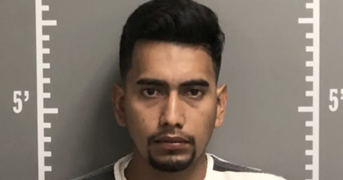The mugshot of Cristhian Bahena Rivera after he was arrested and charged in the murder of Iowa college student Mollie Tibbetts