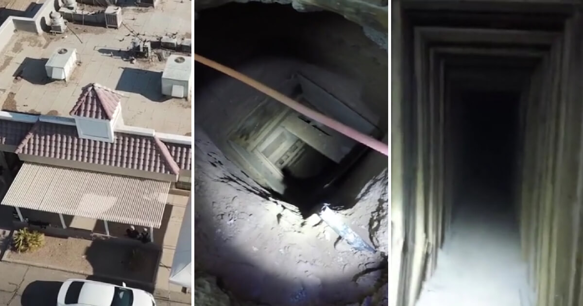 Arizona police find drug tunnel under abandoned KFC.