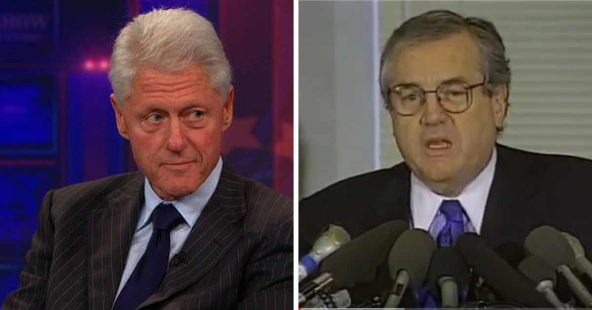 Bill Clinton and attorney Bob Bennett