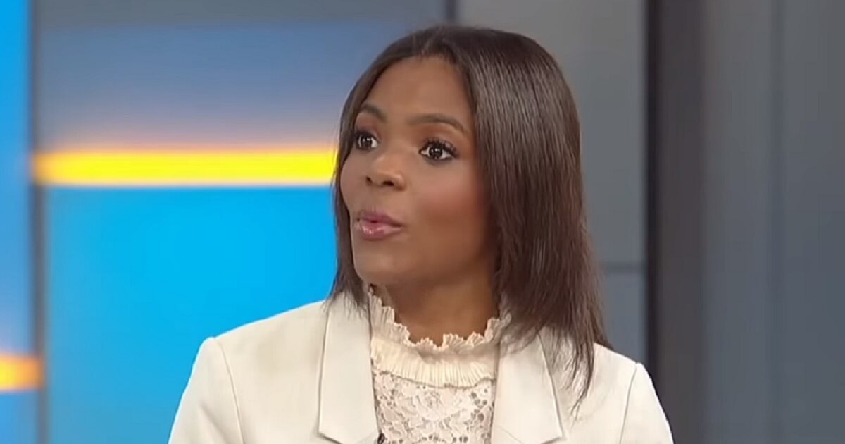 Candace Owens on the "Fox & Friends" set