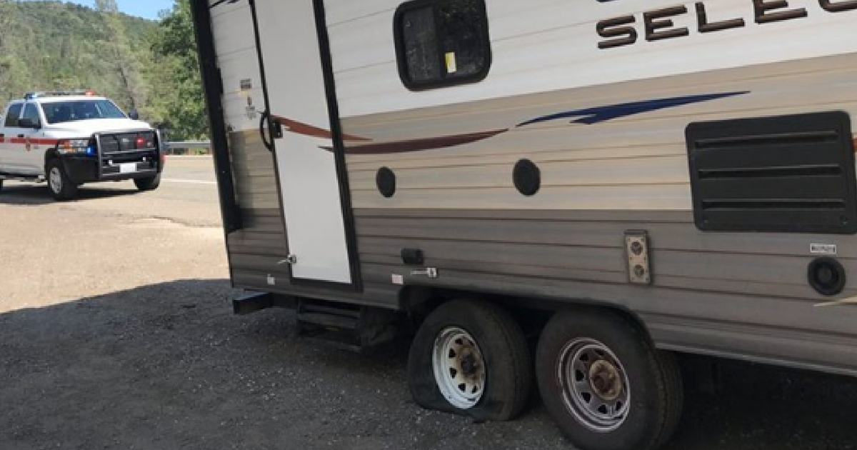 A couple takes the blame for starting the Carr Fire when their trailer had a flat tire and caused sparks against the pavement.