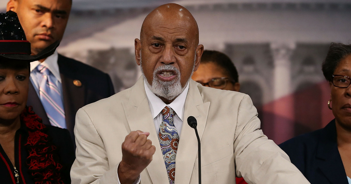 Rep. Alcee Hastings, D-Fla., speaks about black judicial nominees during a press conference on Capitol Hill July 17, 2013, in Washington, D.C.
