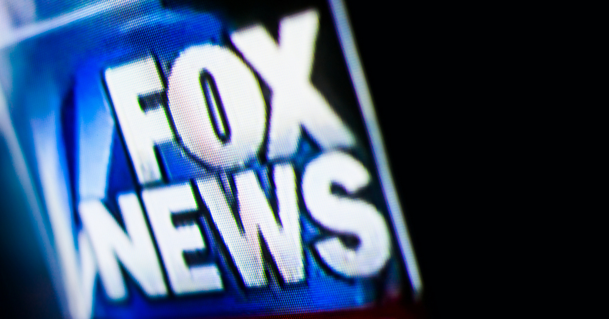 The Fox News Channel logo on a television screen.